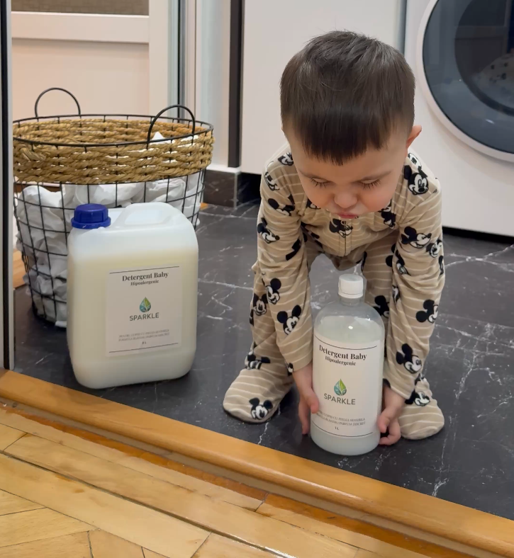 2 x Detergent Hipoalergenic pentru bebelusi - 5 L