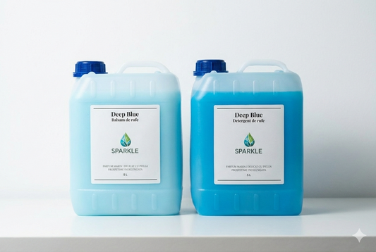 Pachet Detergent si Balsam 5+5 L - Deep Blue