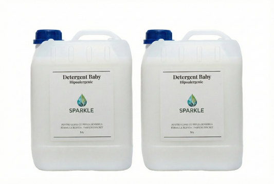 2 x Detergent Hipoalergenic pentru bebelusi - 5 L